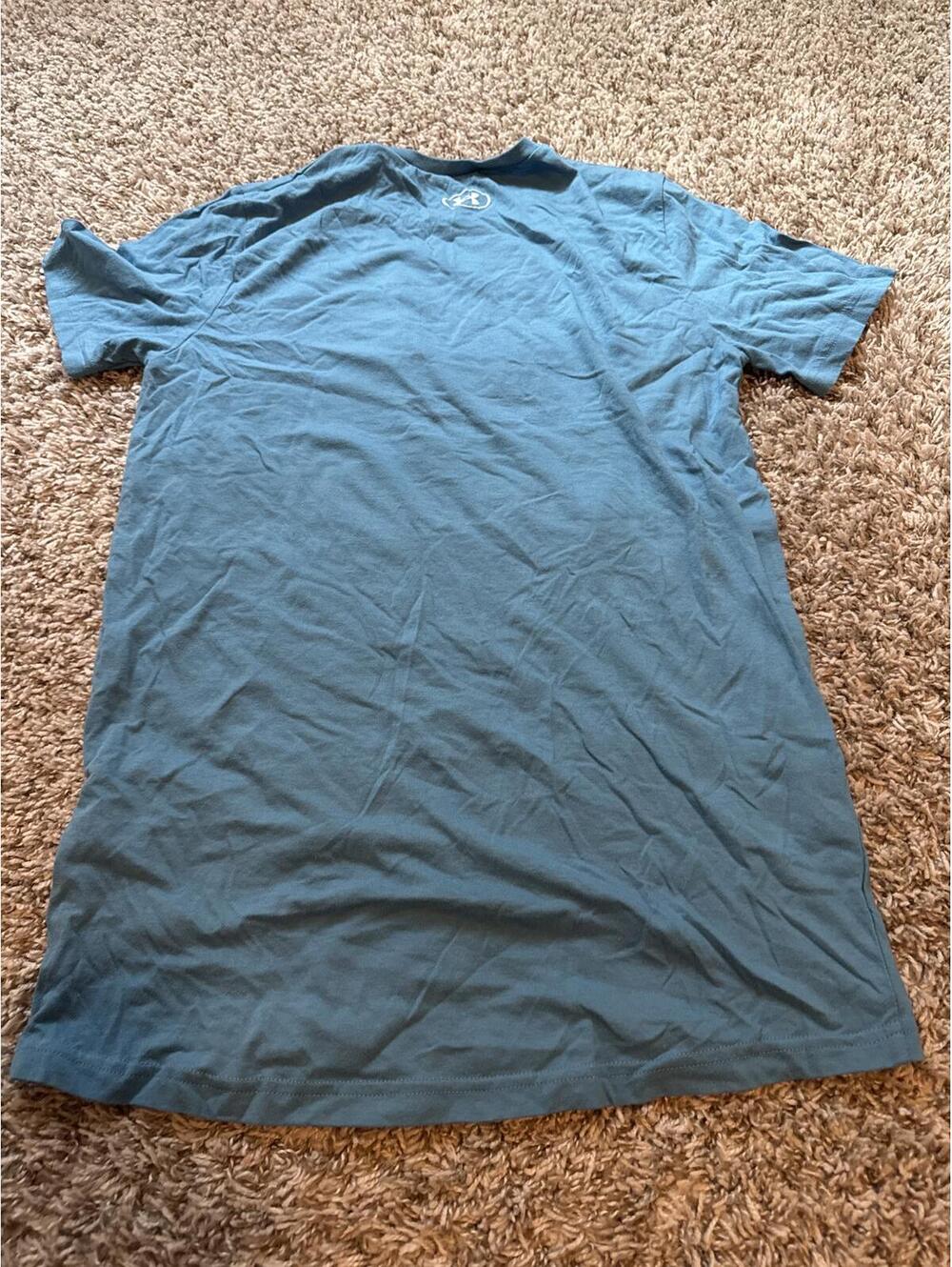 Under Armour Boys Blue Casual Loose Fit T-Shirt YXL - Picture 3 of 3